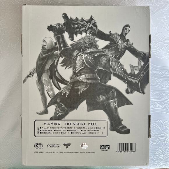 Legend of Zelda Hyrule Warriors Treasure Box Blue Scarf WiiU Game Artbook - Picture 5 of 5